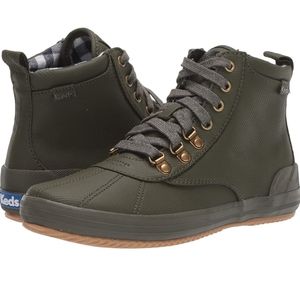 keds waterproof dreamfoam boots Scout 7.5 green hiking
